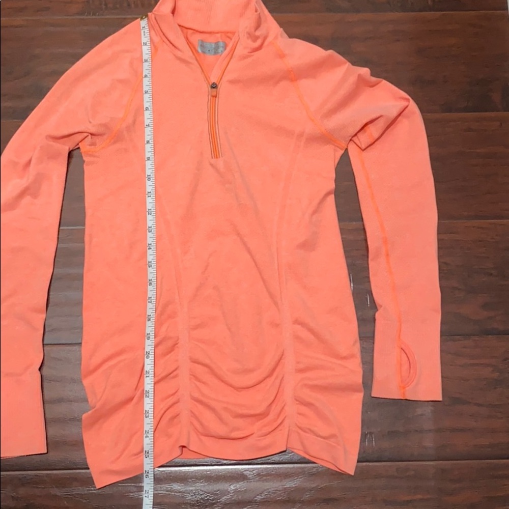 Athleta Ruched Quarter Zip Top - Picture 4 of 5